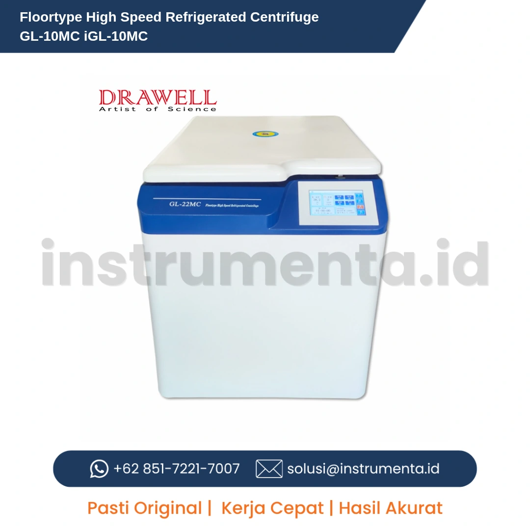Distributor Resmi Floortype High Speed Refrigerated Centrifuge GL-10MC iGL-10MC Presisi Tinggi